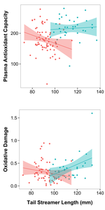 Signal Traits and Oxidative Stress: A Comparative Study across Populations with Divergent Signals